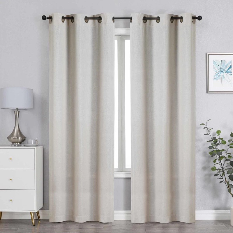 Grommet curtains with a modern streamlined look